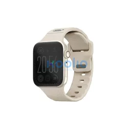   UNIQ Strap Stride Apple Watch Series 1/2/3/4/5/6/7/8/9/SE/SE3 38/40/41mm készülékhez FKM gumiszíj kaki/halvány