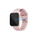 UNIQ Stride Apple Watch Series 1/2/3/4/5/6/7/8/9/SE/SE2/SE3 készülékhez 38/40/41mm FKM gumiszíj rózsaszín/világos