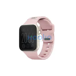   UNIQ Stride Apple Watch Series 1/2/3/4/5/6/7/8/9/SE/SE2/SE3 készülékhez 38/40/41mm FKM gumiszíj rózsaszín/világos