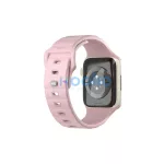 UNIQ Stride Apple Watch Series 1/2/3/4/5/6/7/8/9/SE/SE2/SE3 készülékhez 38/40/41mm FKM gumiszíj rózsaszín/világos