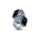 UNIQ Revix szíj Apple Watch Series1-8/SE1/2/3/Ultra1/2/3 készülékhez 42/44/45/49mm megfordítható mágneses kék