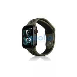   Beline Apple Watch Sport szilikon óraszíj Apple Watch készülékhez 38/40/41mm barna/fekete