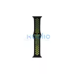 Beline Apple Watch készülékhez sport szilikon szíj 38/40/41mm fekete/lime