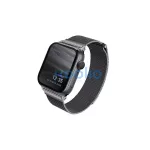 UNIQ Dante Strap Apple Watch Series 1/2/3/4/5/6/7/8/SE/SE2/SE3 38/40/41mm készülékhez rozsdamentes acél grafit