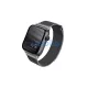 UNIQ Dante Strap Apple Watch Series 1/2/3/4/5/6/7/8/SE/SE2/SE3 38/40/41mm készülékhez rozsdamentes acél grafit