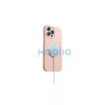 UNIQ Lino Hue tok iPhone 13 Pro / 13 6,1 készülékhez MagSafe pasztell rózsaszín