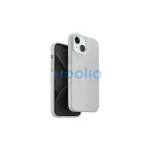 UNIQ tok Lino Hue iPhone 15 / 14 / 13 6.1" készülékhez Magclick Charging krétaszürke