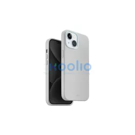   UNIQ tok Lino Hue iPhone 15 / 14 / 13 6.1" készülékhez Magclick Charging krétaszürke