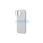 UNIQ tok Lino Hue iPhone 15 / 14 / 13 6.1" készülékhez Magclick Charging krétaszürke