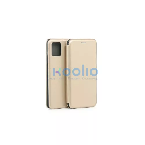 Beline Book Magnetic Moto G32 készülékhez tok arany