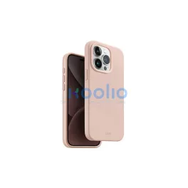   UNIQ tok Lino Hue iPhone 15 Pro 6.1" Magclick Charging készülékhez rózsaszín