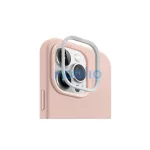 UNIQ tok Lino Hue iPhone 15 Pro 6.1" Magclick Charging készülékhez rózsaszín