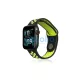 Beline Apple Watch készülékhez sport szilikon szíj 42/44/45/49mm fekete/lime
