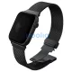 UNIQ Dante Pro óraszíj Apple Watch 42/41/40mm készülékhez, rozsdamentes acél, grafit fekete
