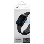 UNIQ Dante Pro óraszíj Apple Watch 42/41/40mm készülékhez, rozsdamentes acél, grafit fekete