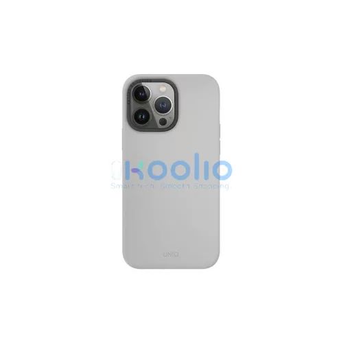 UNIQ tok Lino Hue iPhone 15 Pro Max 6.7" készülékhez Magclick Charging kréta szürke