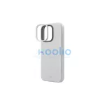 UNIQ tok Lino Hue iPhone 15 Pro Max 6.7" készülékhez Magclick Charging kréta szürke