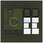 HOFI HYBRID PRO+ hibrid védőüveg 2 db Apple Watch 10/11 készülékhez (42 MM) fekete