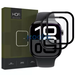   Hibrid üvegfólia HOFI HYBRID PRO+ 2-PACK Apple Watch S10 / S11 46mm készülékhez fekete