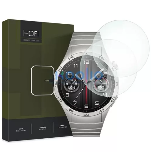 Edzett üveg Hof Glass Pro+ 2-PACK Huawei Watch GT 4 (46 MM) készülékhez átlátszó