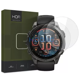   Edzett üveg kijelzővédő HOFI GLASS PRO+ 2-PACK GARMIN FENIX 8 / 8 PRO (47 MM) készülékhez átlátszó