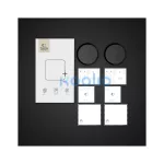 Hibrid üvegfólia TECH-PROTECT GLASS FLEX+ 2-PACK GARMIN VIVOACTIVE 6 készülékhez fekete