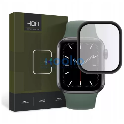 Hibrid üvegfólia HOFI HYBRID GLASS Apple Watch 4 / 5 / 6 / SE 1 / 2 / 3 (44MM) készülékhez fekete