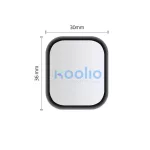 HOFI Hybrid Glass Apple Watch 4/5/6/SE 1/2/3 (40MM) készülékhez védőüveg fekete