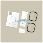 Edzett üveg Tech‑Protect Glass Ring 2-PACK Apple Watch Ultra 1/2/3 készülékhez (49 MM) titán