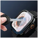 Edzett üveg TECH-PROTECT Glass Ring 2-PACK Apple Watch Ultra 1/2/3 (49 MM) készülékhez fekete