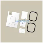 Edzett üveg TECH-PROTECT Glass Ring 2-PACK Apple Watch Ultra 1/2/3 (49 MM) készülékhez fekete