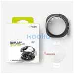 RINGKE SLIM & TEMPERED GLASS üvegfólia SAMSUNG GALAXY WATCH ULTRA 2024 / 2025 (47 MM) készülékhez titán fekete