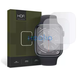   Hidrogél védőfólia HOFI Hydroflex Pro+ 2-PACK Apple Watch 6/7/8/9/SE 1/2/3 (44/45 MM) készülékhez átlátszó