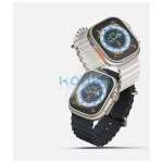 Edzett üveg Ringke ID FC Glass 4-PACK Apple Watch Ultra 1 / 2 / 3 (49 MM) készülékhez átlátszó
