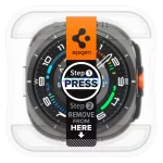 SPIGEN Glas.TR "EZ-FIT" 2-PACK Samsung Galaxy Watch Ultra 2024 / 2025 (47 MM) készülékhez megerősített üveg kijelzővédő átlátszó