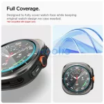 SPIGEN Glas.TR "EZ-FIT" 2-PACK Samsung Galaxy Watch Ultra 2024 / 2025 (47 MM) készülékhez megerősített üveg kijelzővédő átlátszó