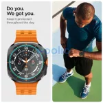 SPIGEN Glas.TR "EZ-FIT" 2-PACK Samsung Galaxy Watch Ultra 2024 / 2025 (47 MM) készülékhez megerősített üveg kijelzővédő átlátszó