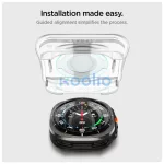 SPIGEN Glas.TR "EZ-FIT" 2-PACK Samsung Galaxy Watch Ultra 2024 / 2025 (47 MM) készülékhez megerősített üveg kijelzővédő átlátszó