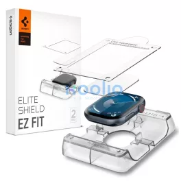  Hydrogel kijelzővédő SPIGEN Elite Shield "EZ FIT" 2-PACK APPLE WATCH 10/11 (42 MM) készülékhez átlátszó