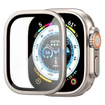 Erősített üveg kijelzővédő Spigen Glas.TR Slim Pro Apple Watch Ultra 1/2 (49 MM) titán készülékhez