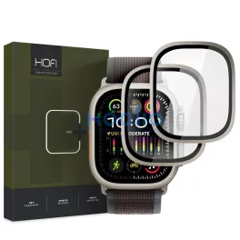   Edzett üveg HOFI GLASS RING 2-PACK Apple Watch Ultra 1 / 2 (49 mm) Titanium készülékhez