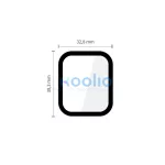 TECH-PROTECT Glass Flex+ hibrid védőüveg 2-PACK Apple Watch 4 / 5 / 6 / SE 1 / 2 / 3 (40MM) készülékhez fekete