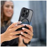 Xiaomi Redmi Note 15 5G készülékhez Full Matte Mag Cover tok MagSafe kompatibilis fekete