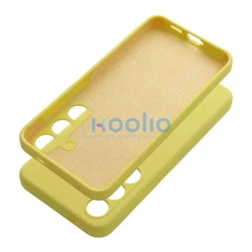 Xiaomi Redmi 14C készülékhez 2 mm szilikon tok, sárga