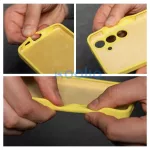 Xiaomi Redmi 14C készülékhez 2 mm szilikon tok, sárga