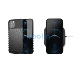 Xiaomi Redmi 13C / Poco C65 készülékhez Thunder tok, fekete