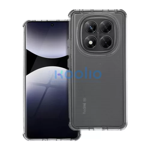 Xiaomi Redmi Note 14 Pro 5G és 14 Pro Plus 5G készülékhez Matrix Clear tok, fekete