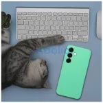 Xiaomi Redmi NOTE 15 5G készülékhez szilikon tok, 2 mm, mentazöld