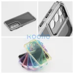 Xiaomi 15 készülékhez Matrix Clear tok fekete