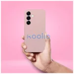 Xiaomi Redmi Note 15 Pro 4G készülékhez szilikon tok 2 mm homokrózsaszín